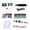 Black, variant on MOMOJIA Rotary Tool 3.7V Cordless Rotary Tool Power Rotary Tool Variable Speed Rotary Tool Cordless for Handcraft Making