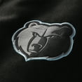thumbnail image 4 of Unisex FISLL Black Memphis Grizzlies Logoman Shadow Collection Full-Snap Varsity Jacket, 4 of 5