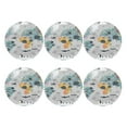 thumbnail image 2 of Balery 6 Pcs The World Map With Cartoon Animalsleather Coasters Set, Drink Table Cup Coasters For Living Room Kitchen Coffee Decor, 2 of 9