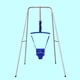 thumbnail image 3 of Silla para Columpio Ajustable para Bebé Asiento Que Rebota Juguete Ejercicio (azul), 3 of 9