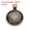 Copper Tone, variant on Pendant Trays with Transparent Glass Cabochons, 30 Sets 20mm Round Bezel Trays Pendant Dome Tiles, Gold Tone