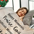 thumbnail image 6 of Christian White Elephant Blanket Gifts Bible Verse for Women Christmas Stuff Blanket Gifts Religious Throw Blanket Gifts Spiritual Gifts for Women Confirmation Baptism Gifts for Girls Faith Blankets, 6 of 6