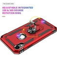 thumbnail image 3 of Entronix Heavy Duty Case Designed for iPhone X, Rotating Ring Protective Cover, Red, 3 of 7