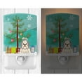 thumbnail image 2 of Caroline's Treasures BB4210CNL Merry Christmas Tree Shih Tzu Silver White Ceramic Night Light, 6x4x3", multicolor, 2 of 2