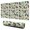 Green and Red, variant on Long Mouse Pads for Desk,Gray Christmas Snowflake Pattern Desk Mats on Top Of Desks, Desk Mouse Pad Extra Large with 3mm Non-Slip Base and Stitched Edge for Gaming,Office,Work,Home 31.5x11.8in