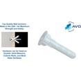 thumbnail image 6 of Audio-Visual Direct Magnetic White Glass Dry-Erase Board Set - 40" x 60" - Includes Magnets, Hardware & Marker Tray, 6 of 9