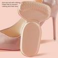 thumbnail image 2 of Naiyafly 1 Pair Heel Grips High Heel Cushion Silicone Shoe Pads for Too Big Shoes Anti-Slip Heel Grips Inserts Liners Foot Insoles for Women, 2 of 6
