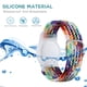 thumbnail image 3 of Funda protectora TPU Antirrayas con pulsera de Nailon Bsvklp para Apple Airtag arco Iris, 3 of 9