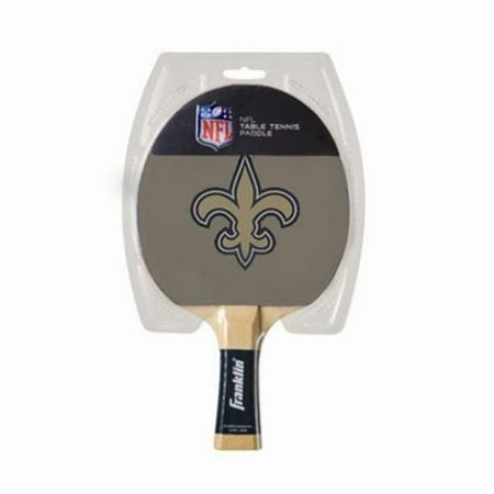 Franklin Sports FRA-15800F-08 New Orleans Saints NFL Table Tennis Paddle- 1paddle
