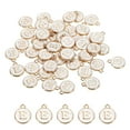 thumbnail image 1 of Dije de Alfabeto E Doble Cara Esmalte Inicial Colgante Blanco Unique Bargains Paquete de 50, 1 of 5