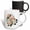 Multicolor, variant on 3drose, Pretty Peach Floral with Greenery Illustration, 15oz Mug