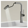 thumbnail image 2 of Pull-Out Faucet Stainless Steel Multifunction 360 Degree Rotation Hot Cold for Bathroom Kitchen, 2 of 7