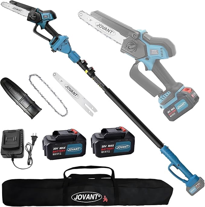 Sun Joe, Cordless Pole Chainsaw, Telescoping Tree Trimmer