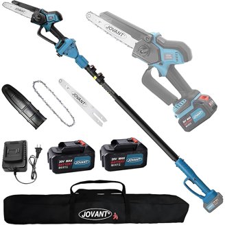 Sun Joe 2-in-1 Electric 8-inch Convertible Pole Saw, 8-Amp