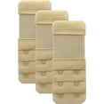 thumbnail image 1 of GFDYREE Rallonge de Soutien-Gorge pour Femmes 2 Crochets, Extensible Doux et Confortable (Beige 3 Pcs), 1 of 5