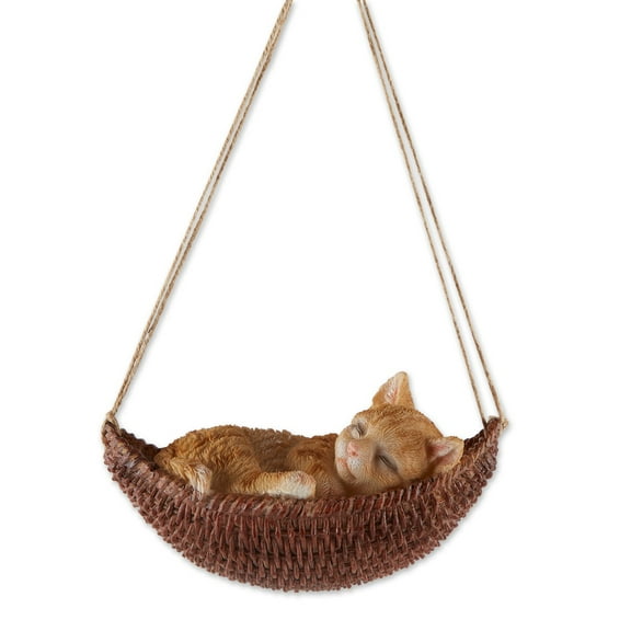 Summerfield Terrace Napping CAT ON Hammock Figurine