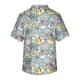 thumbnail image 3 of Men's Printing Short Sleeve V-neck Working Blouse Chest Pocket Carer Top XL, 3 of 3
