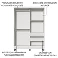 thumbnail image 5 of Ropero Closet Luke Madesa 2 Puertas 2 Espejos Con Pies BB, 5 of 5