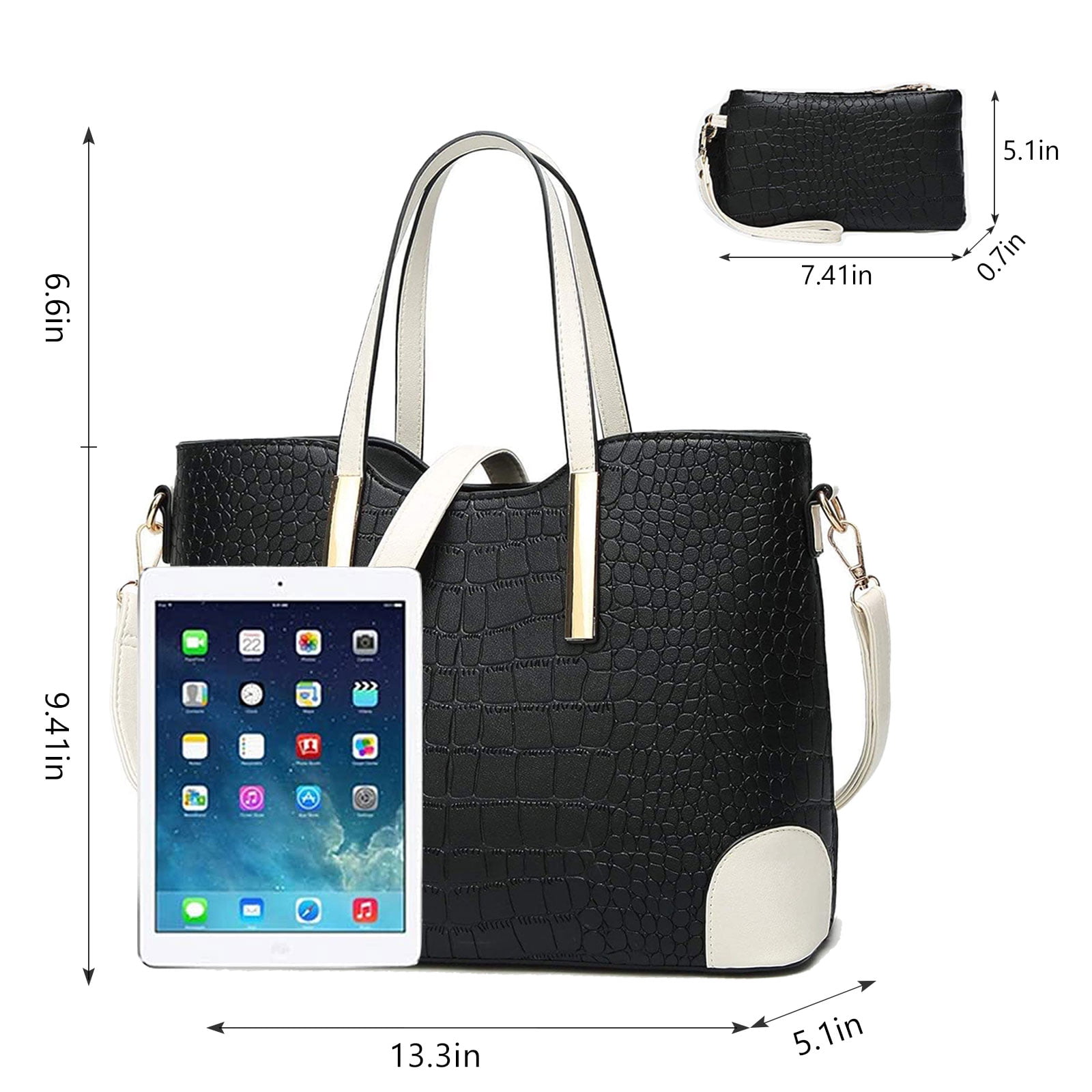 YNIQUE Satchel Purses and Handbags for Women Shoulder Tote Bags Wallets