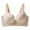 Bras for Women Beige, variant on Womens Full Coverage Bra, Seamless Bras for Women Wireless Bras No Underwire Push Up Bra Supportive Comfort Everyday Bras S-3XL