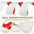 thumbnail image 3 of Wall Corner Protector, 0.8 in x 10 ft Peel and Stick Molding Trim Wall Edge Guard, Flexible Self-Adhesive Inside & Outside Corner Trim Strip for Edge Ceiling, White, 3 of 7