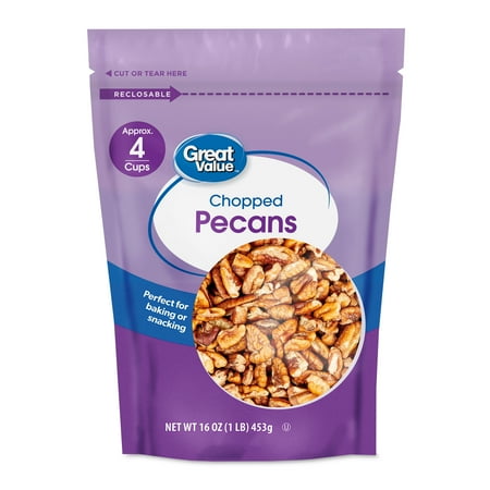 Great Value Chopped Pecans  16 oz