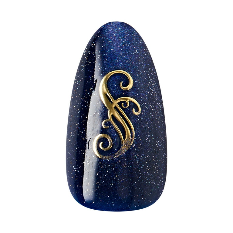 WICKED X KISS Press on Nails, Shiz Chemistry Club, Blue, Medium