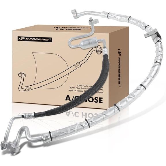 A-Premium A/C Manifold Suction and Discharge Hose Assembly Compatible with Ford Fusion 2010-2012 Mercury Milan 2010-2011 V6 3.0L