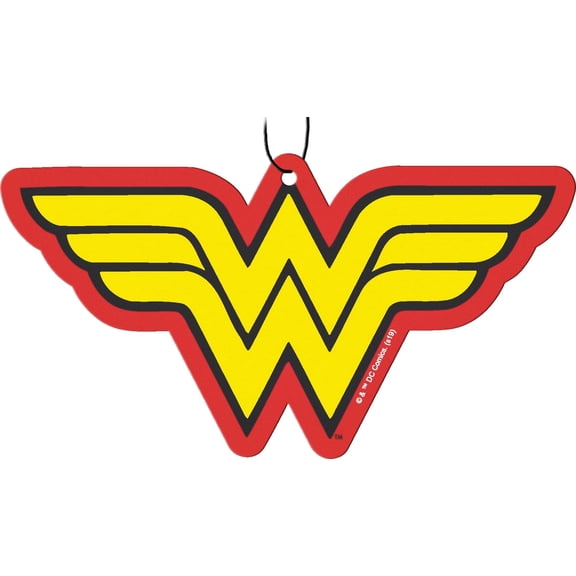 Spoontiques Wonder Woman Logo New Car Scent Air Fresheners 3-pack