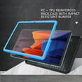 thumbnail image 4 of FIEWESEY for Samsung Galaxy Tab S8/Tab S7 Tablet Case,Shock-Resistant Drop-Proof Hybrid Rugged case(Built-in Stand), for Samsung Galaxy Tab S8/Galaxy Tab S7 11 inch Tablet(Blue), 4 of 6