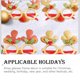 thumbnail image 2 of Toystoory Gafas de Navidad Marco Festival Navidad Vacaciones Hogar Comedor Bar Hotel Café Decoración Foto Prop Anteojos Ornamento Niños Kits de decoración para fiestas animales de oro Toystoory HA069936-03, 2 of 6