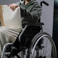 thumbnail image 1 of BESTYASH 2 Pcs Pièces de Fauteuil Roulant Noir ABS Coude Confort Extérieur, 1 of 7