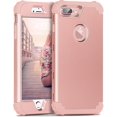thumbnail image 2 of Funda para iPhone 6 plus, 3 en 1, híbrida, de plástico duro, de goma suave, resistente, resistente, a prueba de golpes, protección completa para iPhone 6 plus, 2 of 5