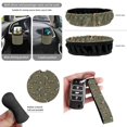 thumbnail image 5 of Qpednta 15Pcs Dark Camo Bow Seat Covers Set with Steering Wheel Cover, Includes Seat Belt Pads, Trash Can, Air Vent Pouch, Rear View Mirror Cover, Coasters, Keychain, Universal Fit, Accessories, 5 of 7