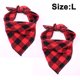 thumbnail image 2 of Pack Dog Bandana Christmas Classic Plaid Pet Bandana Bufanda Triangle Bib Bandana Ropa para mascotas Accesorios para perros pequeños MFZFUKR CPB-US-ZMR07-4, 2 of 5
