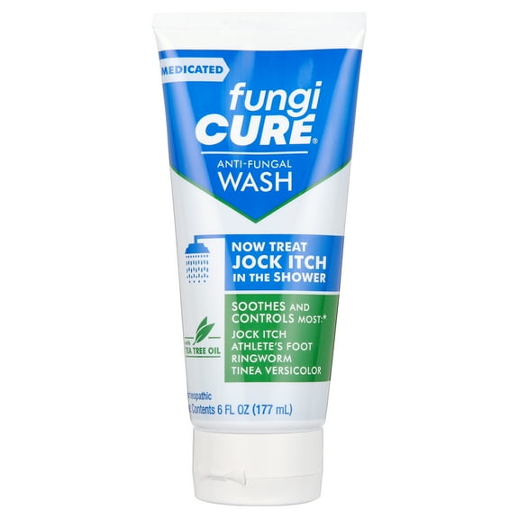 FUNGICURE Medicated Anti-Fungal Jock Itch Liquid Body Wash, 6 oz, 1 Pack
