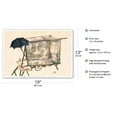 thumbnail image 2 of Street Cart - From an Original Watercolor Painting by Egon Schiele c.1914 - Master Art Print (Unframed) 13in x 19in, 2 of 4