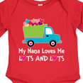 thumbnail image 4 of Inktastic Nana Loves Me Grandson Boys Boys Long Sleeve Baby Bodysuit, 4 of 5