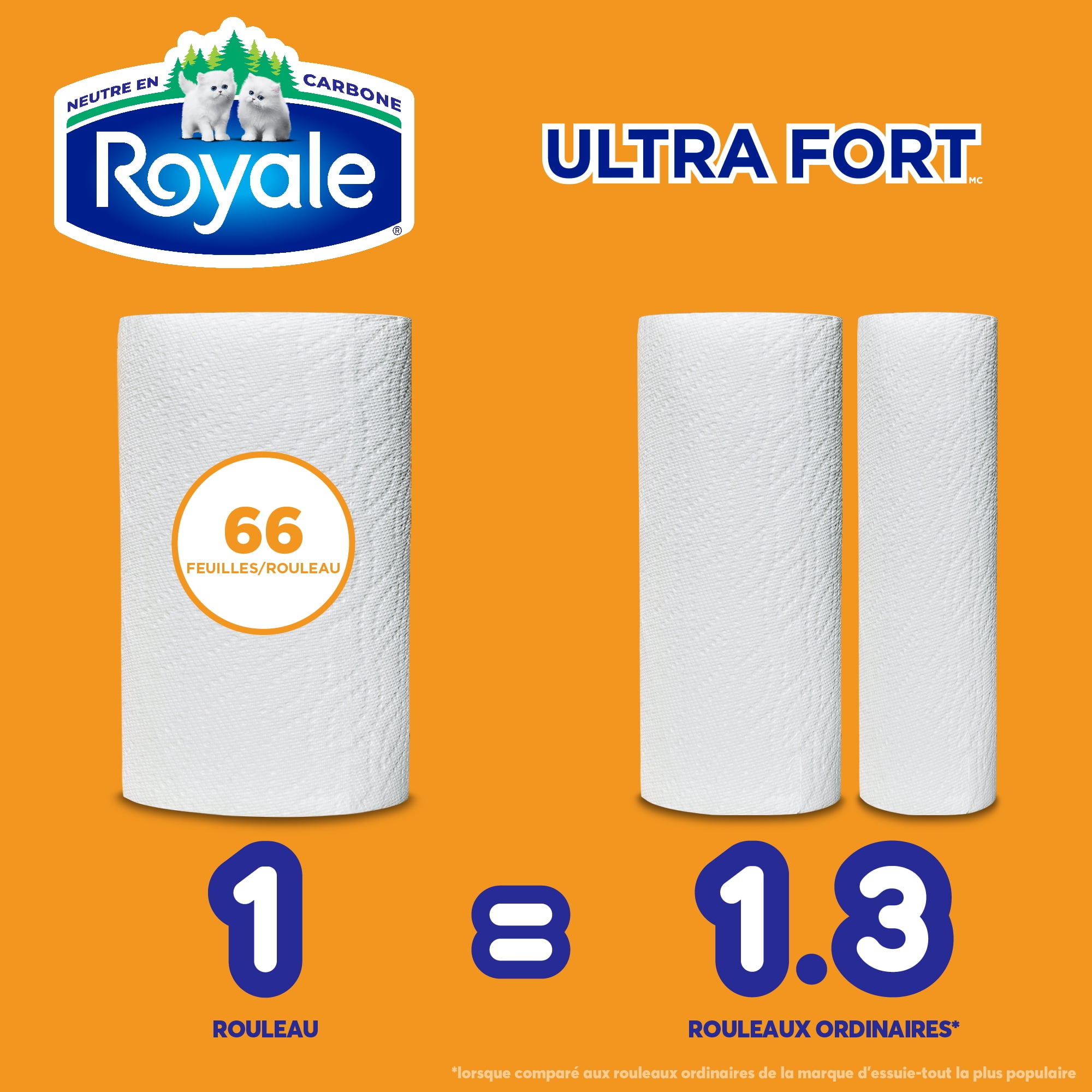 Royale Ultra Strength Paper Towel 6 Rolls, 66 Sheets Per Roll