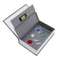 thumbnail image 4 of Book Safe, Innovative Stainless Steel Liner Medium Excellent Concealment Dictionary Diversion Book Safe Coded Lock  For Jewelry For Children Black,Blue, 4 of 8