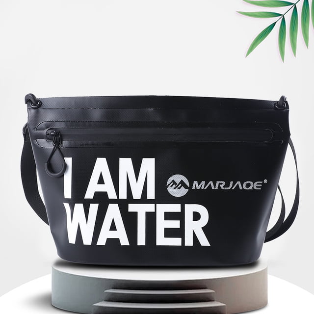 Bolso cosmético impermeable con cremallera Paquete de hombro de natación de PVC para deportes al aire libre FLhrweasw Nuevo
