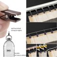 thumbnail image 4 of Paquete de 100 clips para cortinas BIHRTC, acero inoxidable, 3,3 cm, 4 of 7