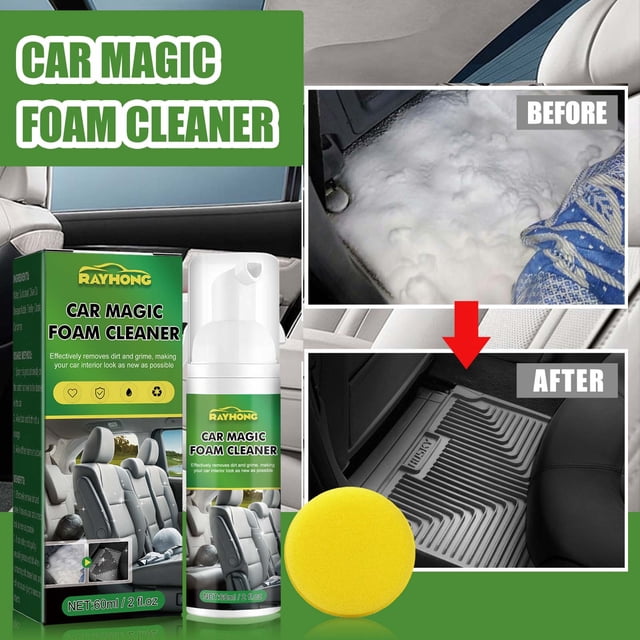 All-PurposeE Foam Cleaner Car Wash Kit Cleaning Car Window Cleaner Car Windshield Clean Spaay Cleaning Car Wash Soap Artifact Inside Car Windshield Cleaner Strong Foa Car Interior Cleaner 60ml
