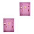 thumbnail image 1 of Billuyoard Purple Door Key Holder Hooks Wall Box Shelf Decorative Entryway Mount Hanger Tipo 1 2Conjunto, 1 of 1