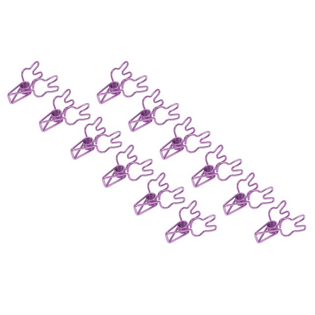 100 Uds Mini Clips para carpetas fotos papelería Clips para carpetas abrazaderas de papel huecas de Metal abrazaderas de papel para proyectos de manualidades de oficina y ANGGREK Otros