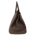 thumbnail image 3 of Pre-Owned Hermes Birkin 35 Dark Brown Handbag Togo Women's HERMES (Good), 3 of 11