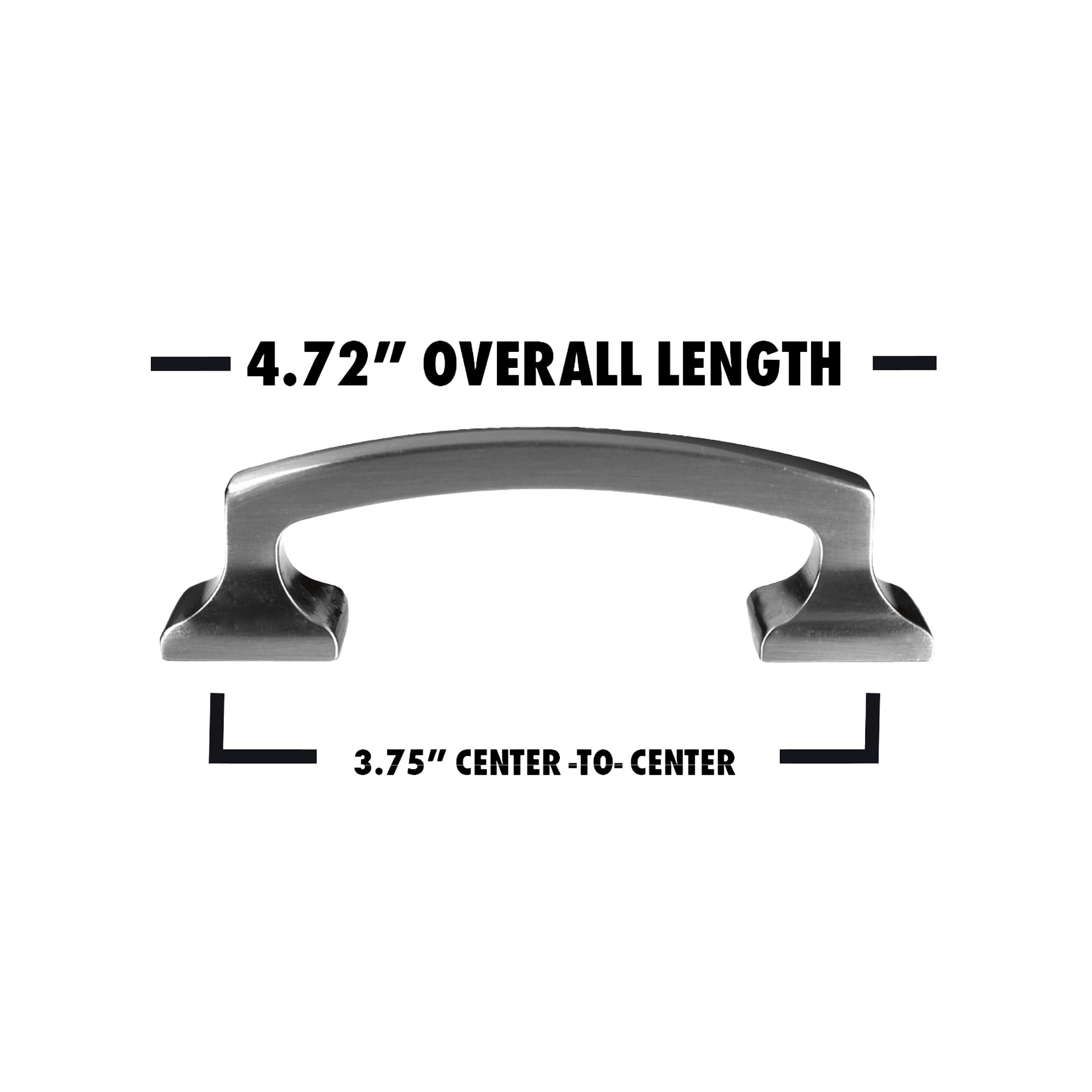 Würth Satin Nickel Modern Pull 3.75", 10 pack