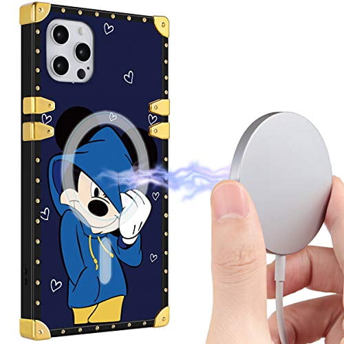 Disney iPhone 12 Pro Max Case Support Magsafe Designer 6.7 Built in Magnetic Ring,