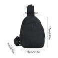 thumbnail image 3 of Bolsa cruzada de nailon ligero para niños con correa ajustable, bolso tipo bandolera pequeño para viajes, compras y uso casual., 3 of 6