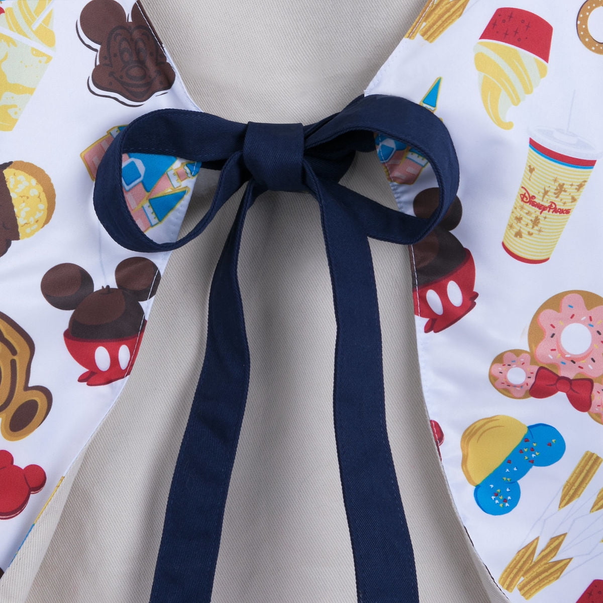 Disney Parks Mickey and Friends Food Icons Apron for Adults New with Tags